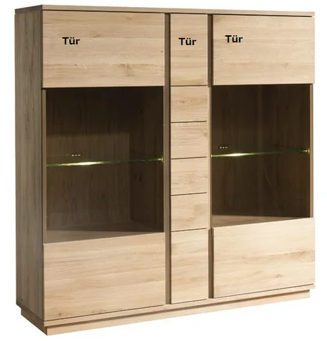 Eiche hell Highboard 4540 | Limburg