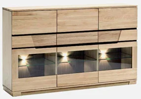 Buffetschrank Eiche massiv | geölte Oberfläche