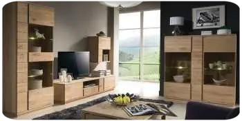 helle Eiche Möbel LIMBURG massiv, naturrein