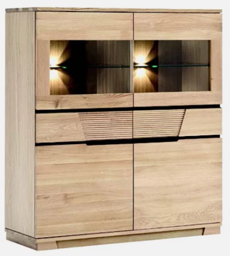 Highboard massiv | Eiche hell | ITER®Möbel