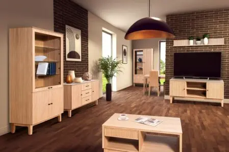 Eiche hell Wohnzimmer Kollektion Kopenhagen3