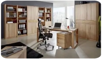 Büromöbel massiv Holz Eiche-Kernbuche | ITER