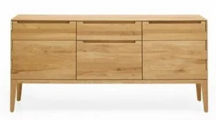 Eiche hell Sideboard-massiv Holz-zeitlos
