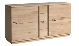 Sideboard Wildeiche massiv | ITER®Möbel