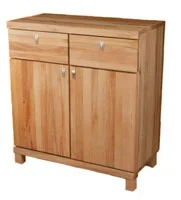 Kernbuche zweitüriges Sideboard massiv Holz