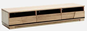 TV-Board Holz Eiche hell mit Schubladen