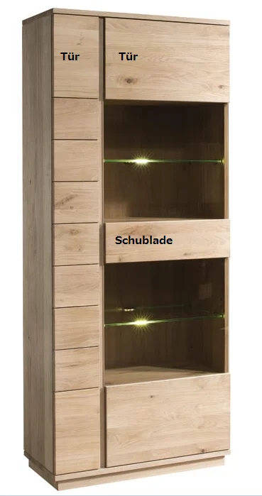 Eiche hell Vitrine 4710 | Limburg | bestellen
